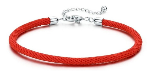 Pulsera Cuerda Roja Charms Plata 925 / Todojoyas