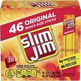 Slim Jim Smoked Palillo De Despensa Paquete, Original, 0,28 