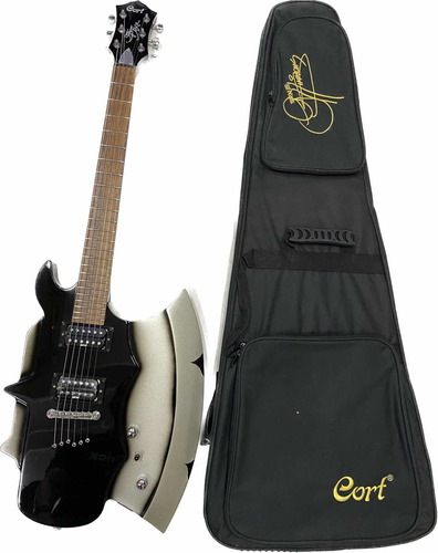 Guitarra Machado Gene Simmons Kiss Axe2 Cort Novo Mostruario