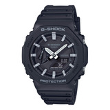 G-shock - Reloj Casio, Color Carbon Con Proteccion (ga-2100-