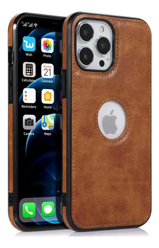 Elegante Funda Tipo Cuero Pu Para iPhone 12,13 Y 14