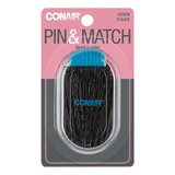 Conair Pasadores Para Cabello Color Negro Con Estuche De