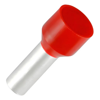 100pzs Terminal Eléctrica Tipo Ferrul, Punta O Tubular Para Calibre 8awg O 4,5mm2 de diámetro, Color Rojo Weidmuller Conexel 9019240000 | Meses sin interés