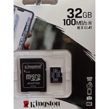 Micro Sd Kingston 32gb C/10 A 100mbps