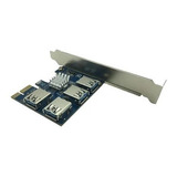 Tarjeta Usb 3.0 Mineria Pci Express 1x Interna Con 4 Puertos