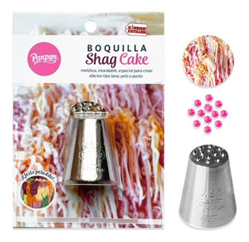 Boquilla Shag Cake 235 Pelo Pasto Lana Parpen Grande - Cc