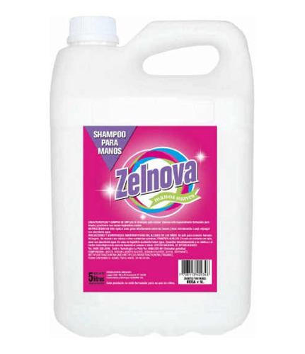 Shampoo Jabón Liquido Manos X 5 Lts. Zelnova Rosa