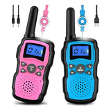 Wishouse Walkie Talkies Para Niños Recargable De Largo Alca