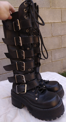 Botas Demonia Rockeras Góticas Dark Punk *leer Descripción*