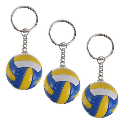 10 Llaveros De Voleibol, Adornos Colgantes En Poliéster Aaa