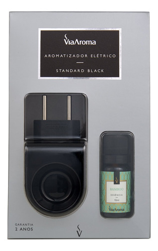 Kit Difusor Elétrico Aromatizador + Essência Via Aroma