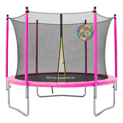 Trampolin Brincolin Niño 8 Pies Coolsht Red Brincolin Grande Rosa Negro | Envío gratis