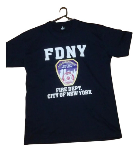  Remeras De Bomberos De Ny Importadas Estampado De Calidad. 