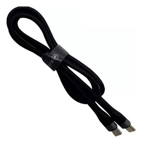 Cabo Carregador Usb C X Usb C Kimaster Flexível Turbo Pd 60w Cor Preto