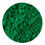 Piedras Grava P/pecera Acuario Decoración Verde Bandera 3kg