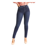 Calça Jeans Feminina Skinny Biotipo Cintura Media Azul Top