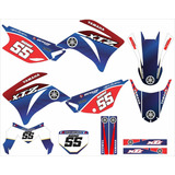 Kit Adesivo Trilha Gráfico Yamaha Xtz 250 Lander Racing