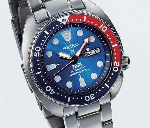 Relógio Seiko Srpa21 Prospex Turtle Diver Automatico Pepsi