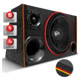 Caixa Som Trio 400w Shutt Subwoofer 12'' Beatz Grave Forte 