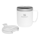 Caneca Térmica Com Tampa Stanley Camp Mug Branco Polar 350ml