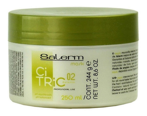 Salerm Mascarilla Citric Cabello Teñido 250ml