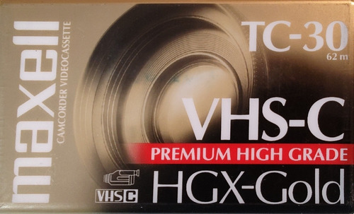 Cassette De Video Maxell Vhs C Hgx Gold Tc 30 (2173