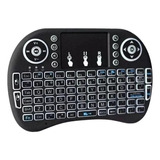 Mini Teclado Wireless Touch Pad Pc Android Tv Smart Com Led