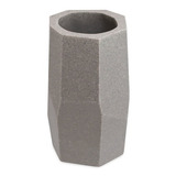 Vaso Porta Cepillos Para Baño Accesorios Ilhabela Gray