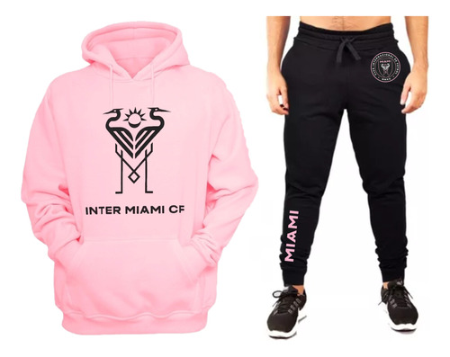 Conjunto Buzo Y Pantalón Jogging Inter De Miami - Escudo