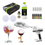 Cocktail Smoke Bubble Gun Kit, Handheld Cold Smoke Maker