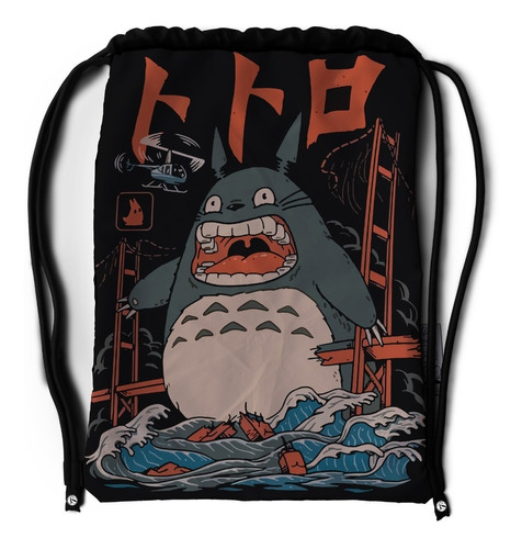 Tula Deportiva Impermeable Estampado Totoro