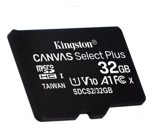 Tarjeta De Memoria 32gb Kingston Sdcs2 Canvas Select Plus