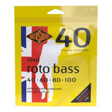 Cuerdas Bajo Eléctrico 4 Cuerdas 40-100 Roto Bass Rb40