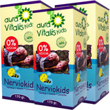 3 X Nervio Kids Para Niños Jarabe 170 Ml Jarabe Sin Azucar