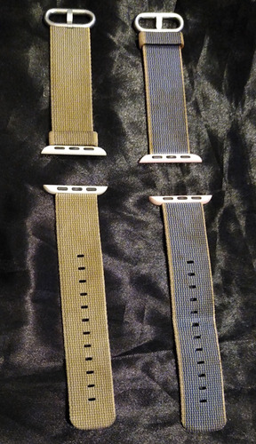 2 Correas De Nylon Apple Watch 38 Mm Originales