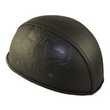 Casco Moto Clasicc Tipo Harley Calavera Talla L Negro Sayto