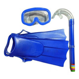 Set De Buceo Snorkel Aletas Mascara Piscina Playa Ajustable