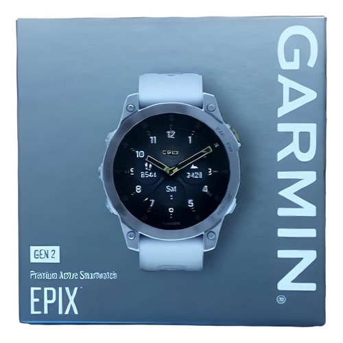 Reloj Smartwatch Epix Gen 2 Garmin Titanio Blanco