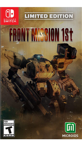 Primera Edición Limitada De Front Mission Switch Midia Fisica