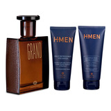 Kit Perfume Masculino. Pós Barba. Shampoo Para Barba.