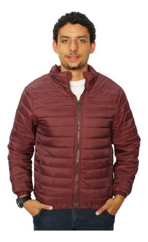 Jaqueta Nylon Puffer Masculina Capuz Removivel Forro Pelucia