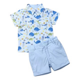 Conjunto Ropa Pantalones Cortos Niños Prendas Infantiles Bb