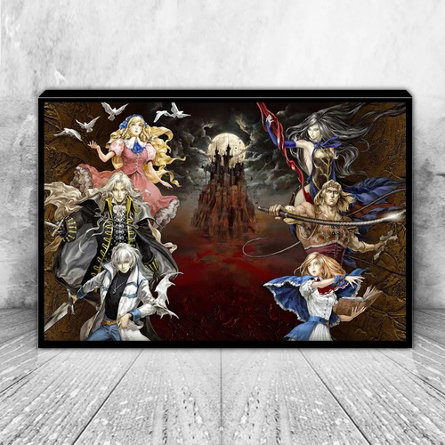 1 Kit De Pintura Castlevania C3 Diy Con Diamantes 5d, 40 X