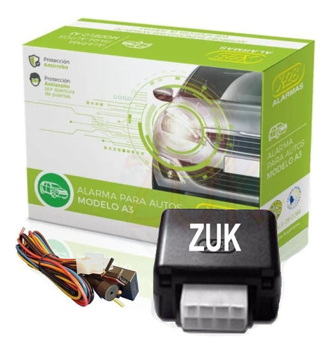 Alarma Auto X28 A3 Sistema Anti Asalto Corte De Motor Por Tecla Oculta Zuk