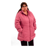 Campera Mujer Inflable Larga Talle Especial Impermeable Hhp