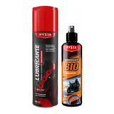 Lubricante De Cadena Cerámico Rojo + Desengrasante Cadena