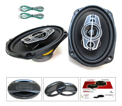 2pcs Bocinas 6x9in Coaxial Para Carro Auto 5 Vías Car Audio