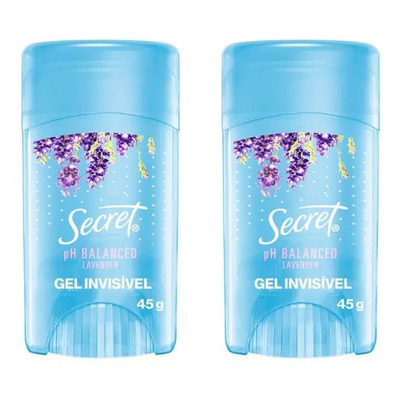 Desodorante Secret Clear Gel Lavender 45g - Kit Com 2un | MercadoLivre