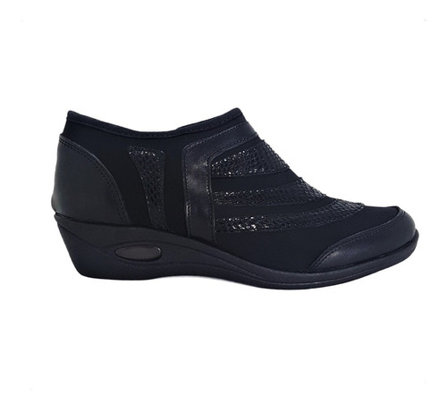 Zapatos Guaracha Cuero Y Lycra Elastiadas Gran Confort