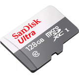 Cartão Memória Sandisk Ultra 128gb 100mb/s Classe 10 Microsd